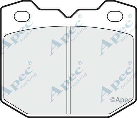 APEC BRAKING stabdžių trinkelių rinkinys, diskinis stabdys PAD628